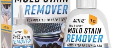 Mold Stain Remover Gel Cleaner – ACTIVE Heavy Duty Stain Cleaner for Front Loader Washing Machine Seal, Bathroom Grout, Shower, Caulk – Front Load Washer Cleaning Solution – 7 Fl Oz