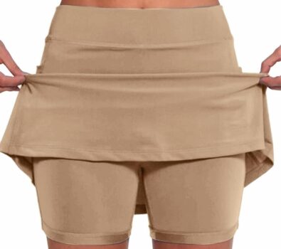 Versatile Skorts for Women, Women’s Casual Athlete Tennis Skirts, Sports Lightweight Golf Workout Skort with Pockets