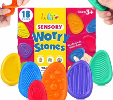 Fidget Toys Sensory Stone for Kids: 18 Pack Textured Soft Worry Stone for Autism Kids Calming – Fidget Stress Toys for Students Anxiety Relief – Small Prizes Fidget Toys(Patented Design) Fidget Toys Sensory Stone for Kids: 18 Pack Textured Soft Worry Stone for Autism Kids Calming – Fidget Stress Toys for Students Anxiety Relief – Small Prizes Fidget Toys(Patented Design)