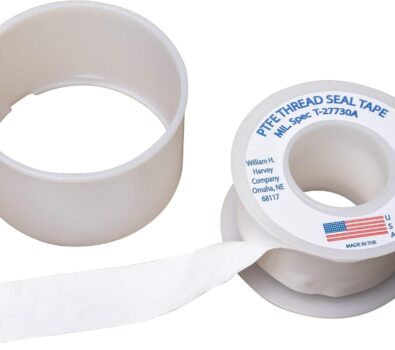 WILLIAM HARVEY 017564-144 Harvey PTFE Thread Seal Tape Made in USA, 3/4″ X 520″, White