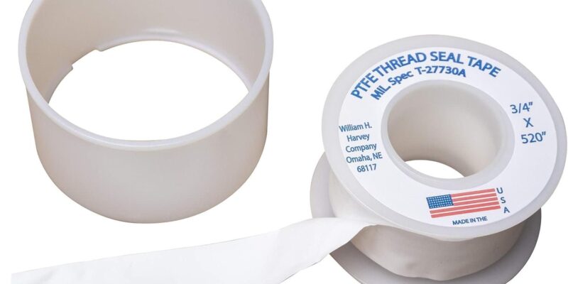 WILLIAM HARVEY 017564-144 Harvey PTFE Thread Seal Tape Made in USA, 3/4″ X 520″, White