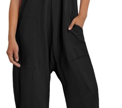 AUTOMET Jumpsuits for Women Casual Summer Outfits Rompers Comfy Beach Vacation Trendy Overalls Jumpers Fashion Clothes 2025