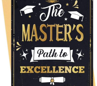 Masters Degree Graduation Gift