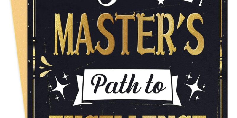 Masters Degree Graduation Gift